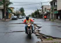 reconstrução Bauru após chuva