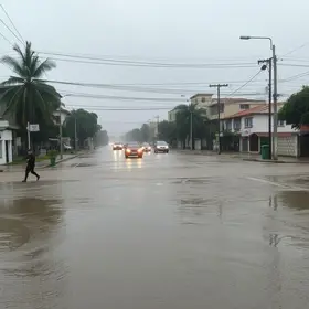 chuva forte em Bauru