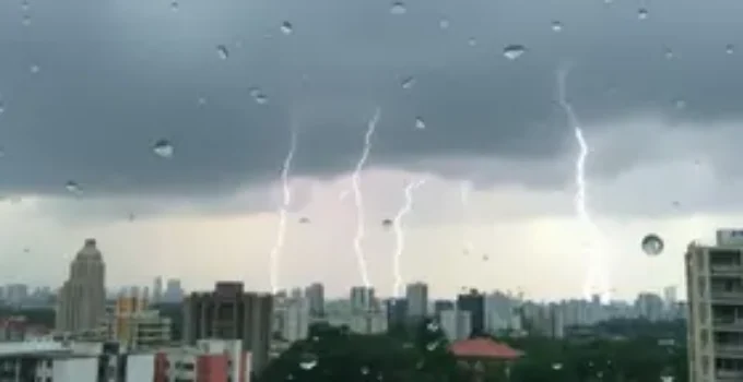 mudanças de temperatura e chuva