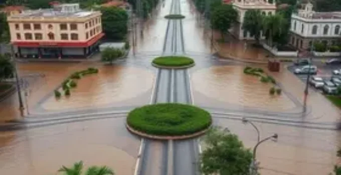 Avenida de Bauru tem histórico de alagamentos