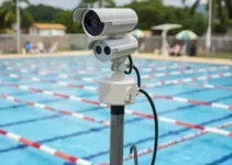 dispositivos de segurança em piscinas coletivas