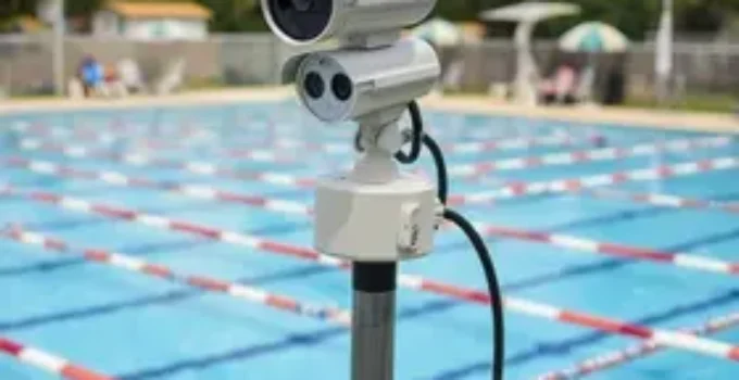 dispositivos de segurança em piscinas coletivas