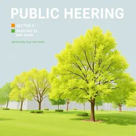 Audiência Pública do Plano Diretor de Arborização Urbana