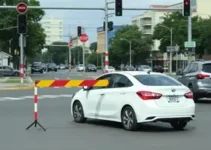 poste 'estacionado' em Bauru
