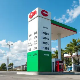 preço da gasolina em Bauru (SP)