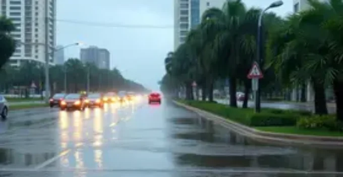 chuva em Bauru