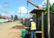 obras de saneamento
