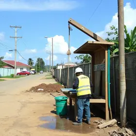 obras de saneamento