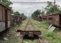 vagões abandonados em Bauru